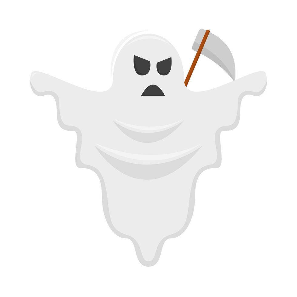 ax in ghost illustration vector