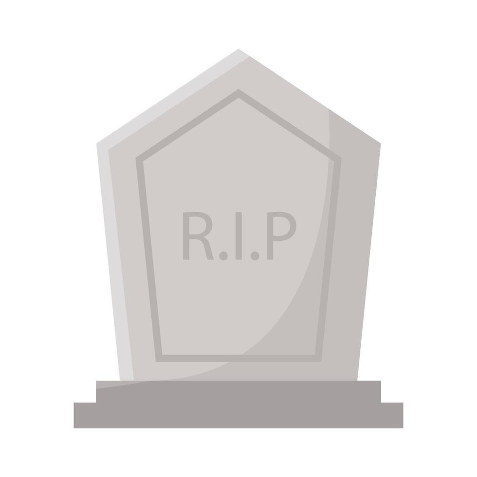 graveyard rip illustration vector