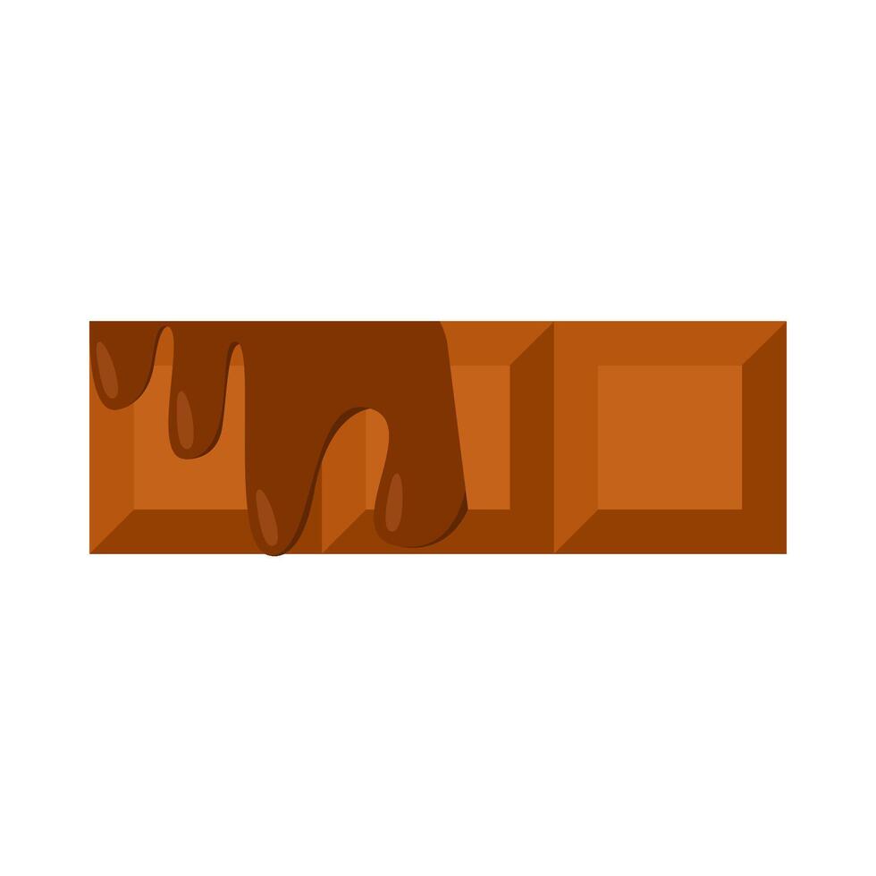 chocolate bar illustration vector
