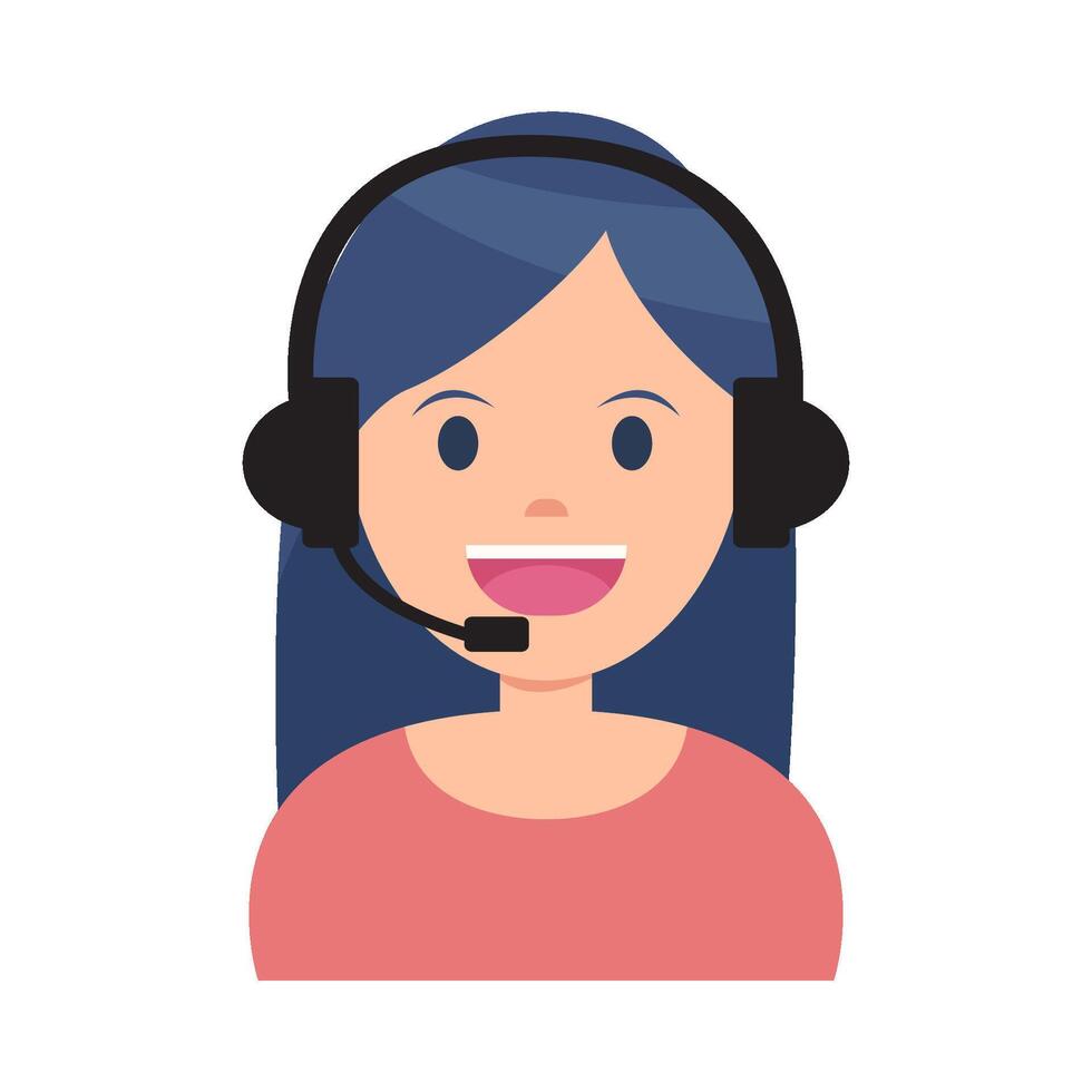 call center illustration vector