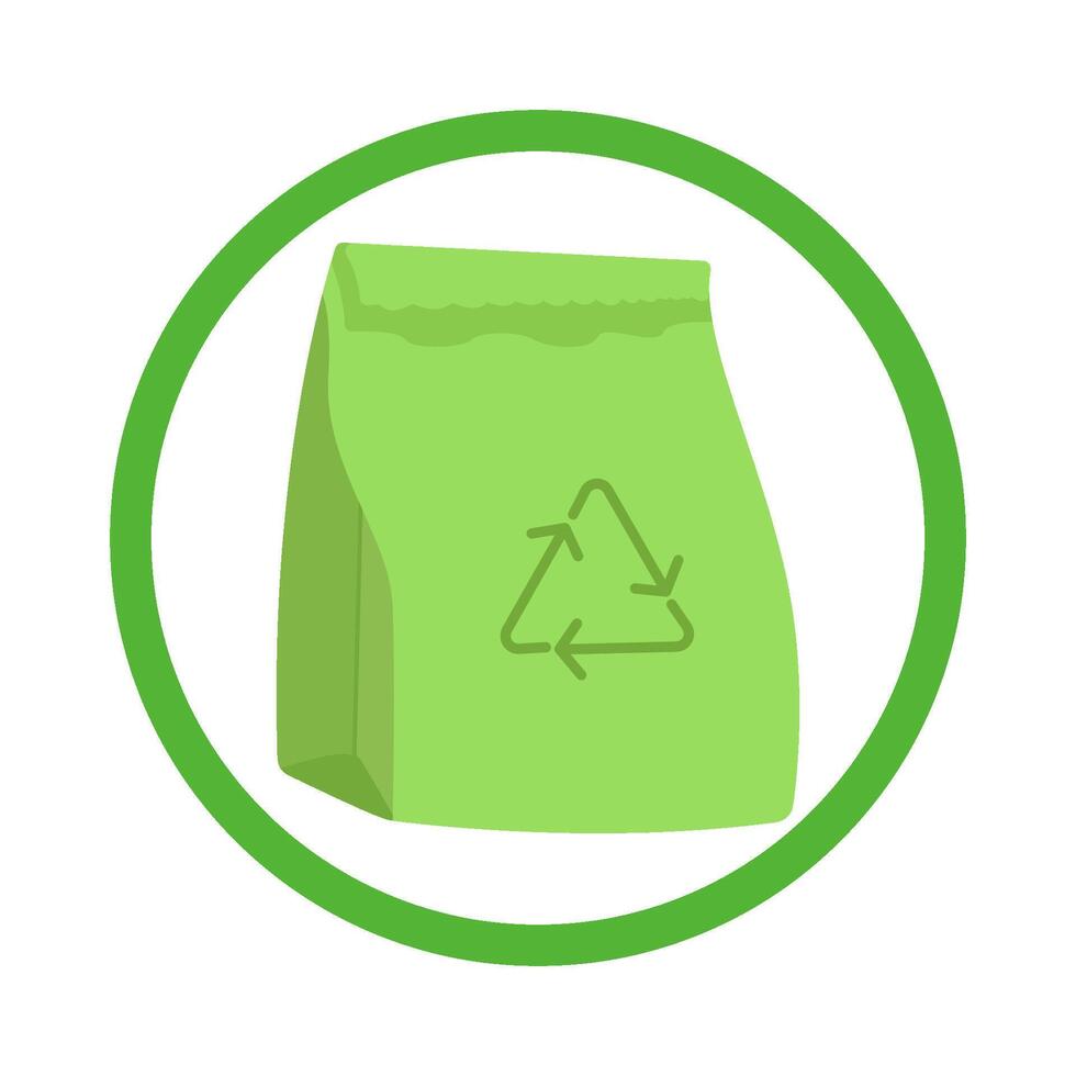 paper packaging recycling illustration vector