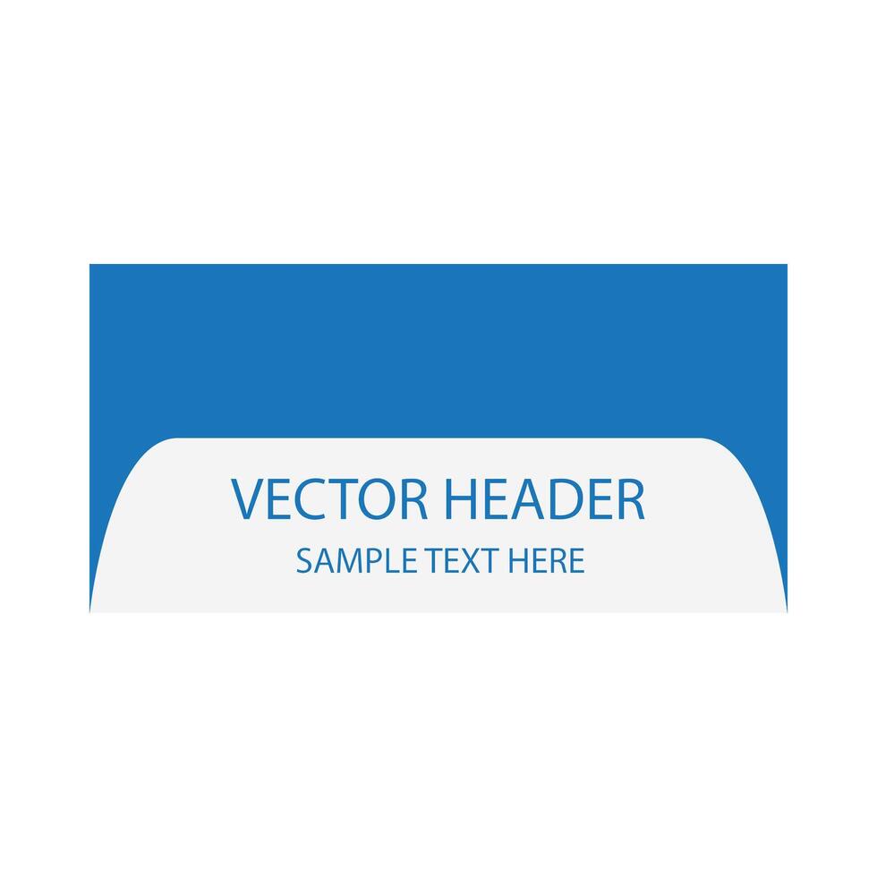 header template illustration vector