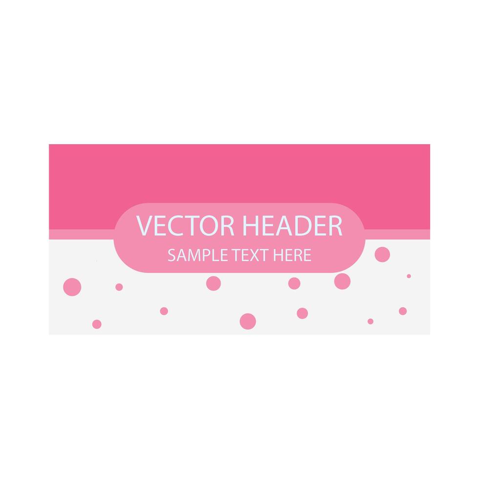 header template illustration vector