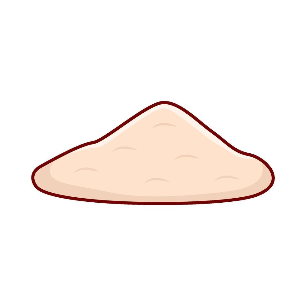 flour ingridients illustration vector