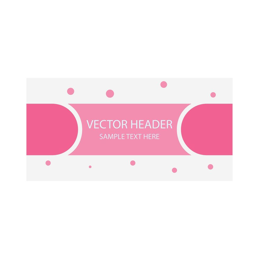 header template illustration vector