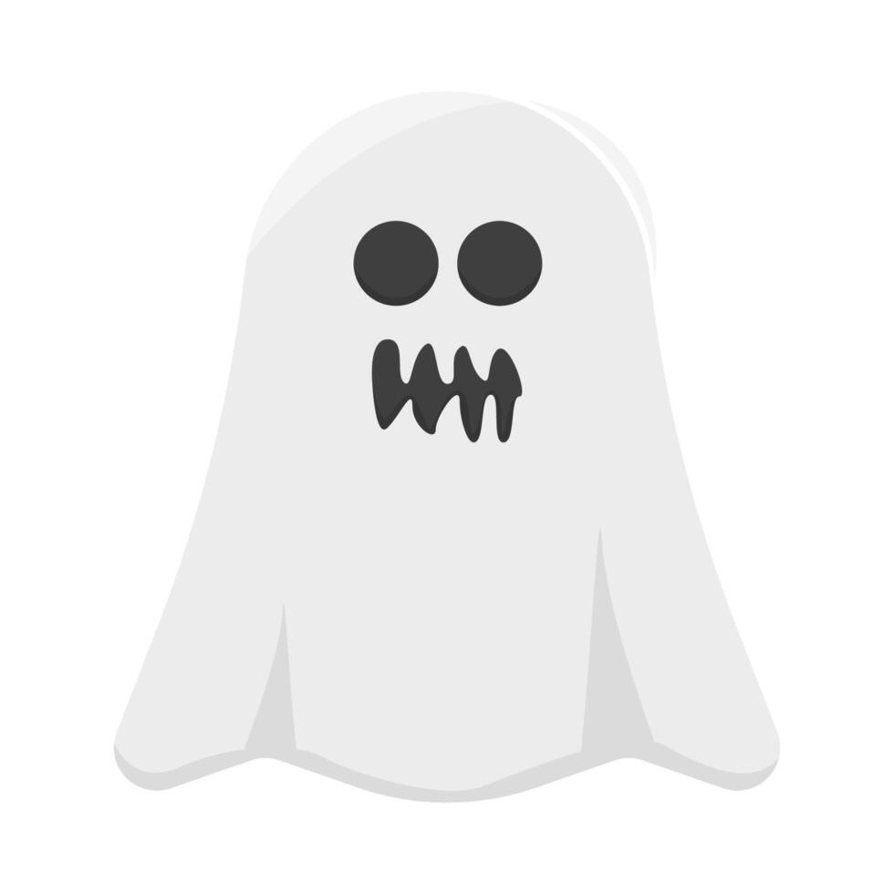 fantasma blanco ilustración vector