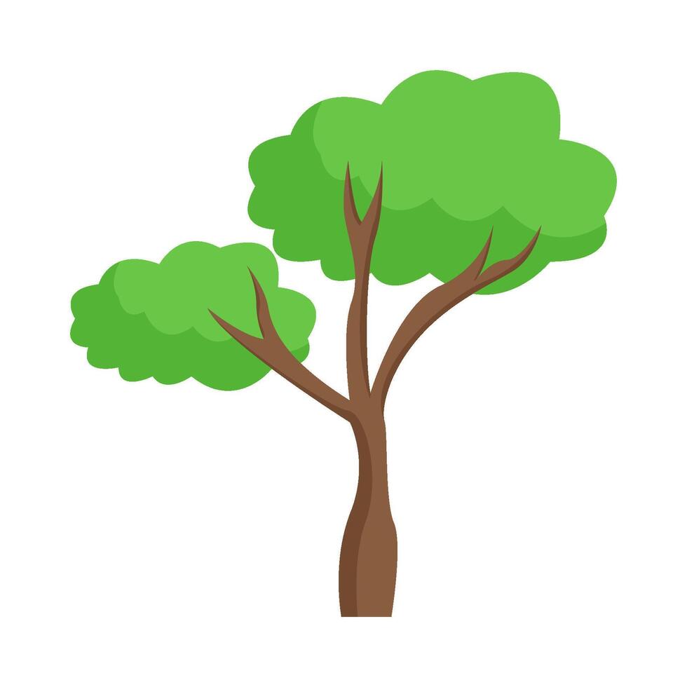 árbol verde naturaleza ilustración vector