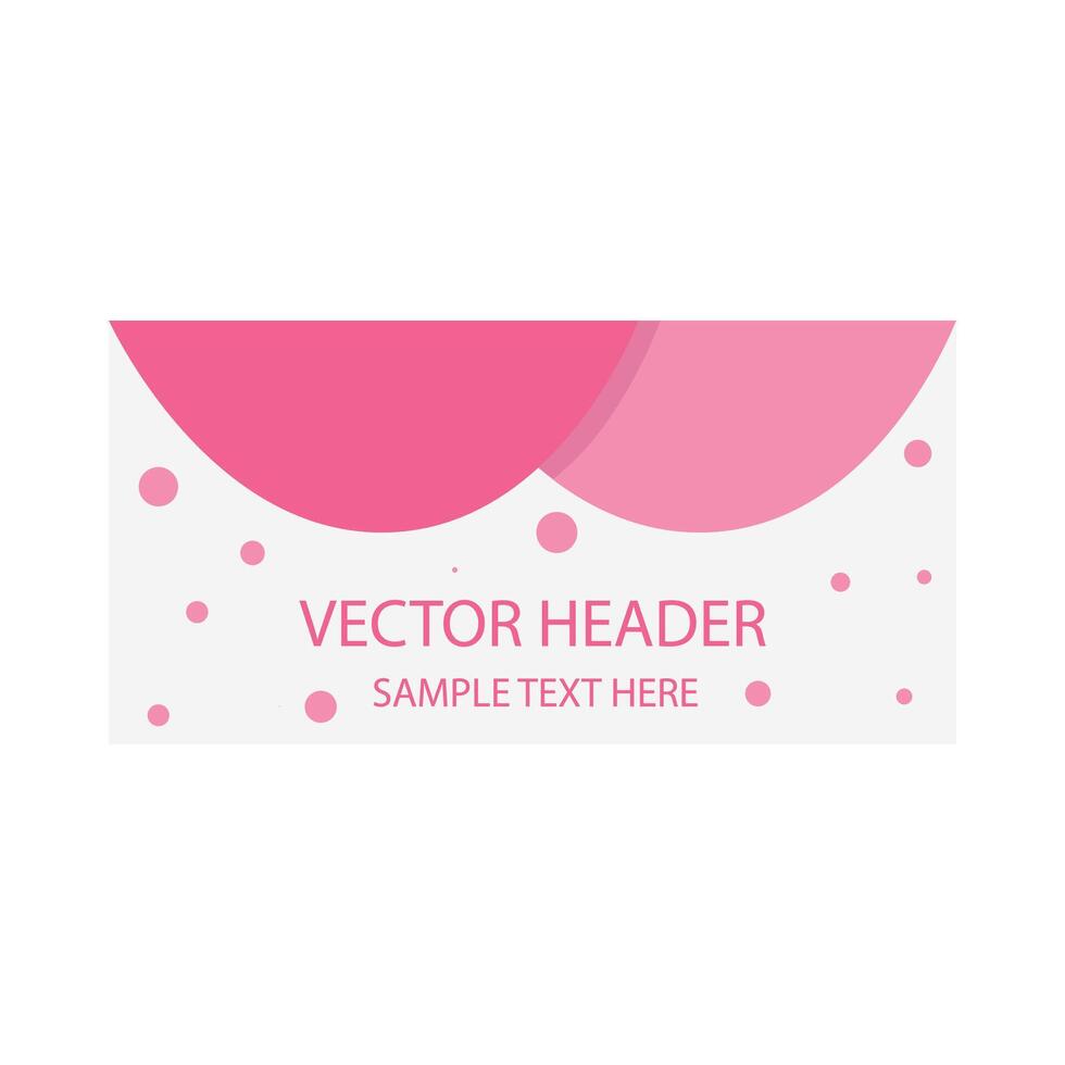 header template illustration vector