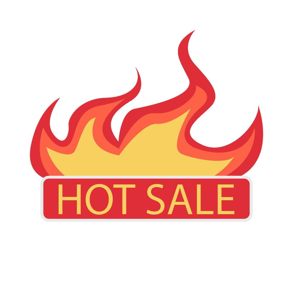 hot sale fire illustration vector