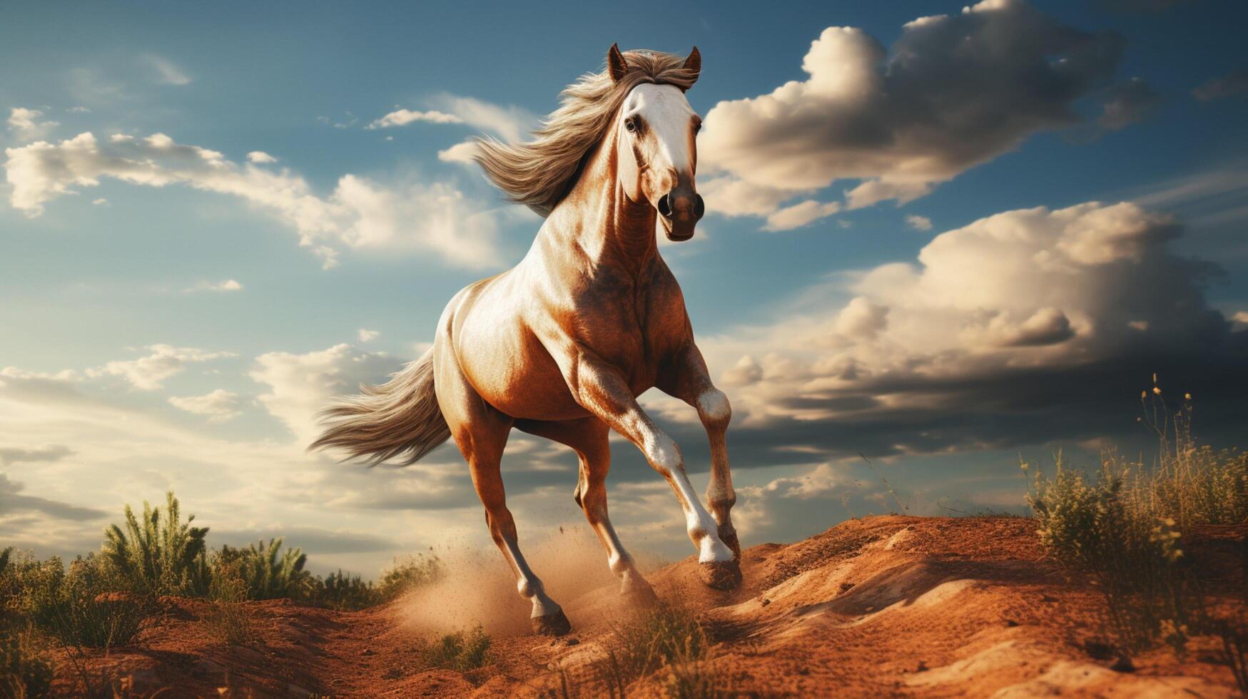 AI generated horse high quality image photo