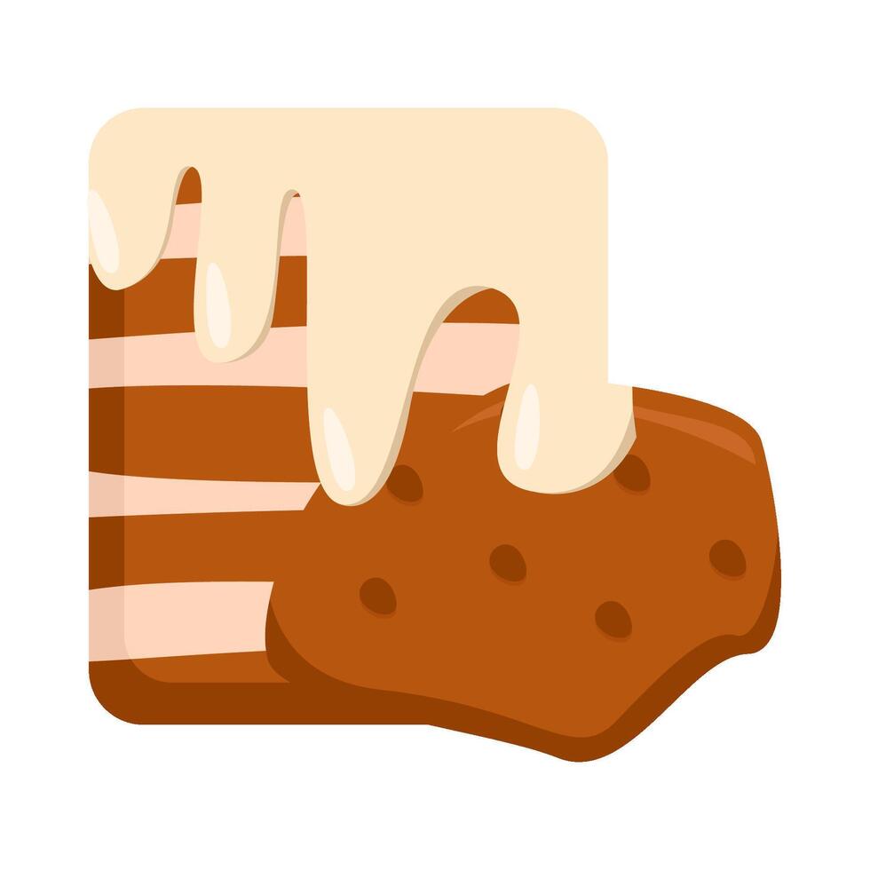 chocolate sweet illustration vector