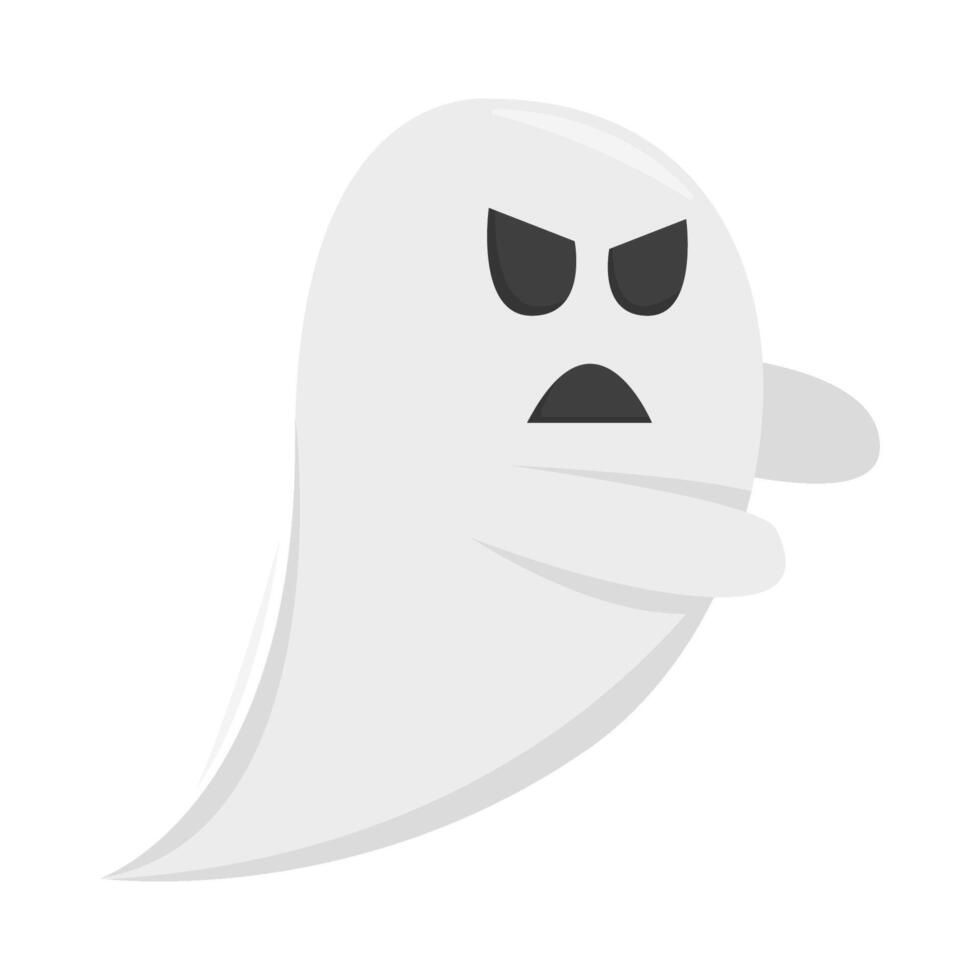 fantasma blanco ilustración vector