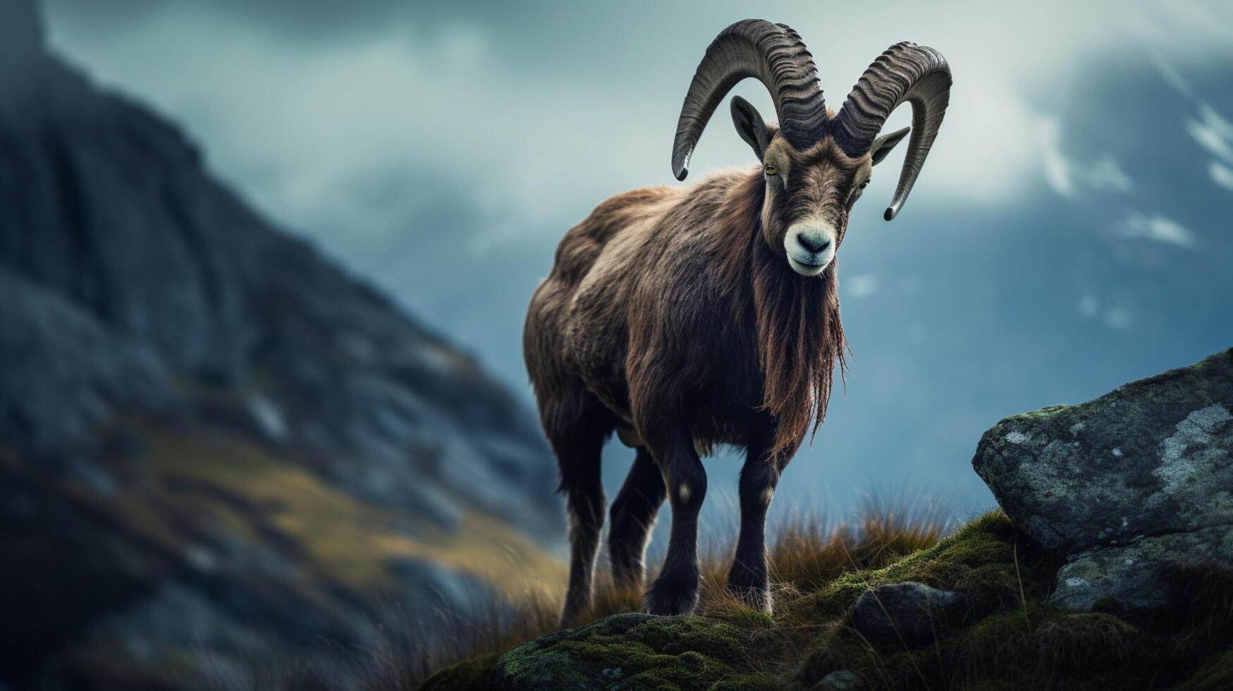 AI generated ibex high quality image photo