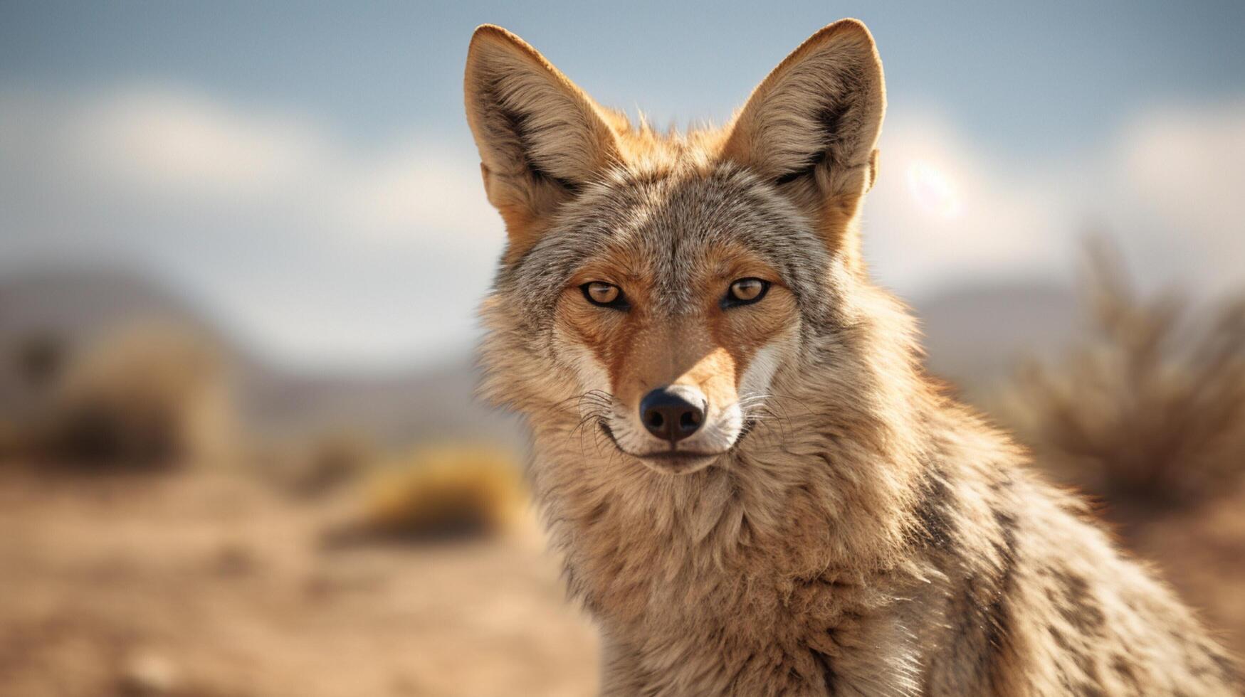 AI generated jackal high quality image photo