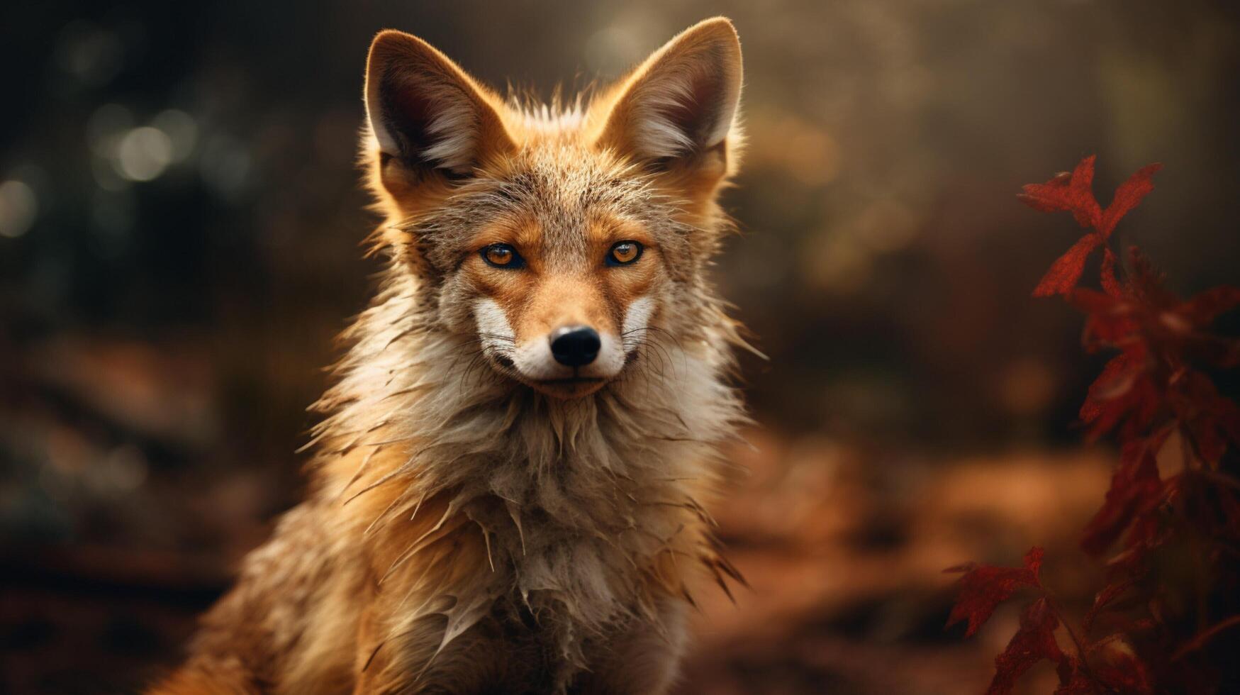 AI generated jackal high quality image photo