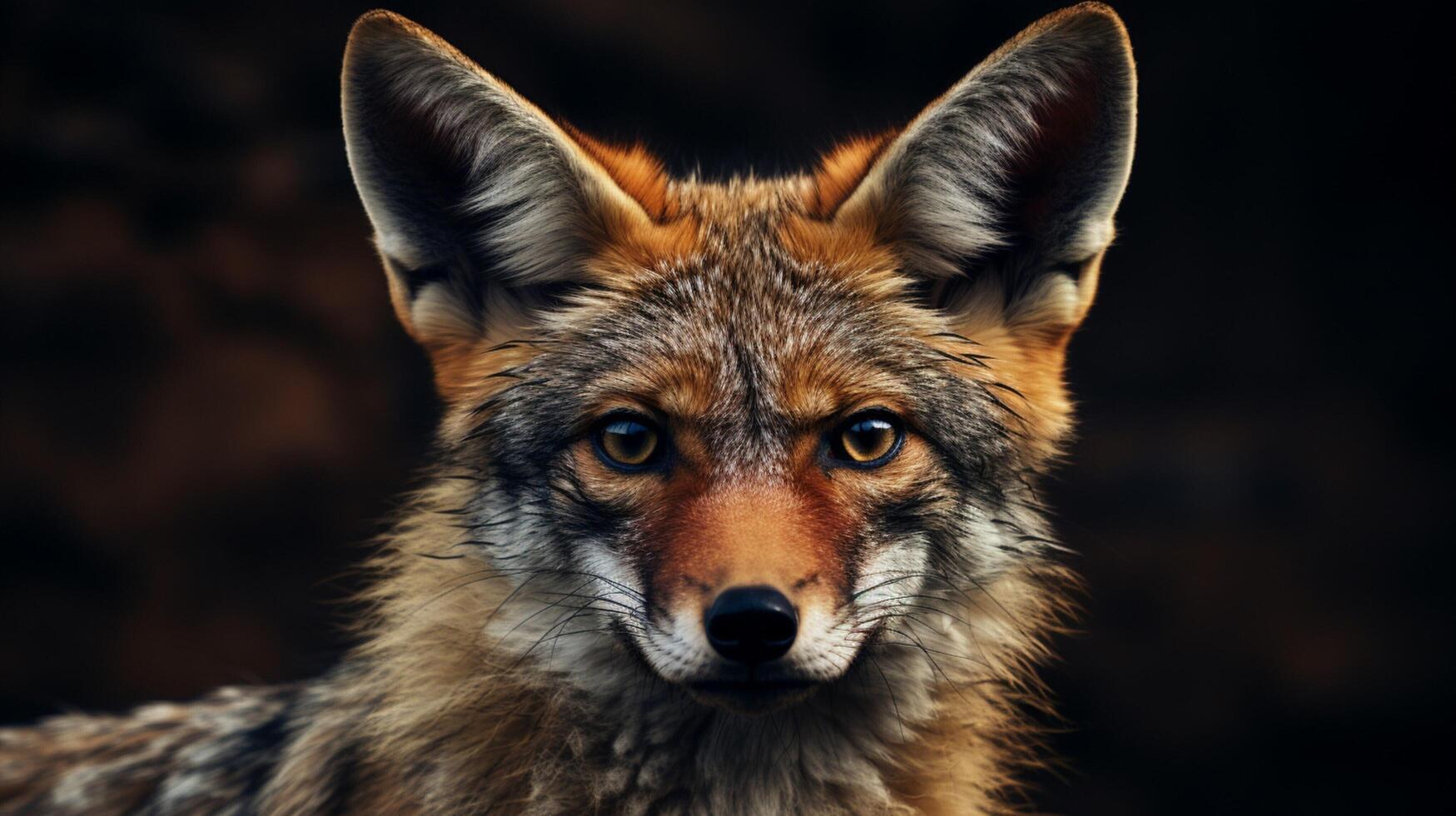 AI generated jackal high quality image photo