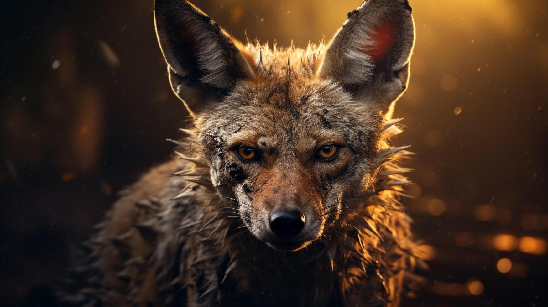 AI generated jackal high quality image photo