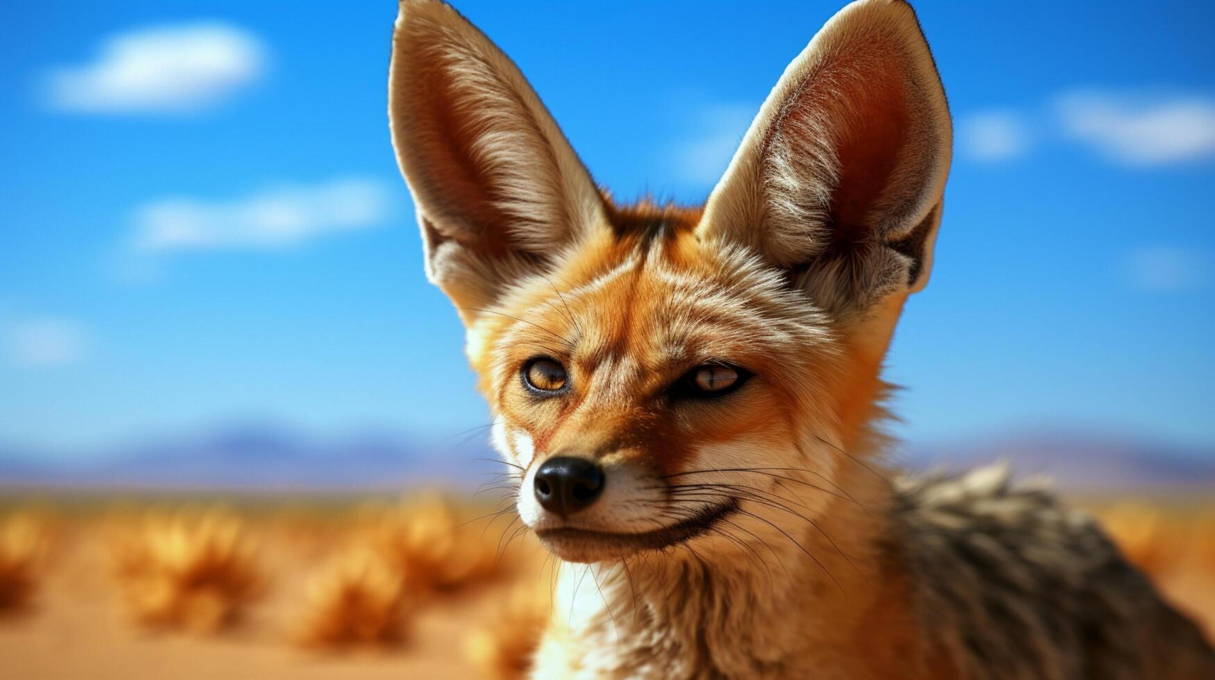 AI generated jackal high quality image photo