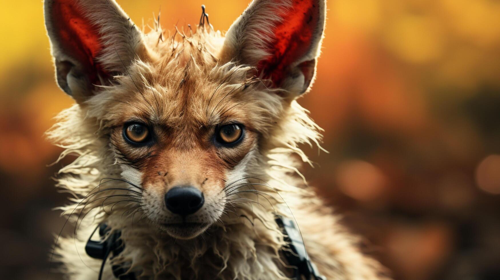 AI generated jackal high quality image photo