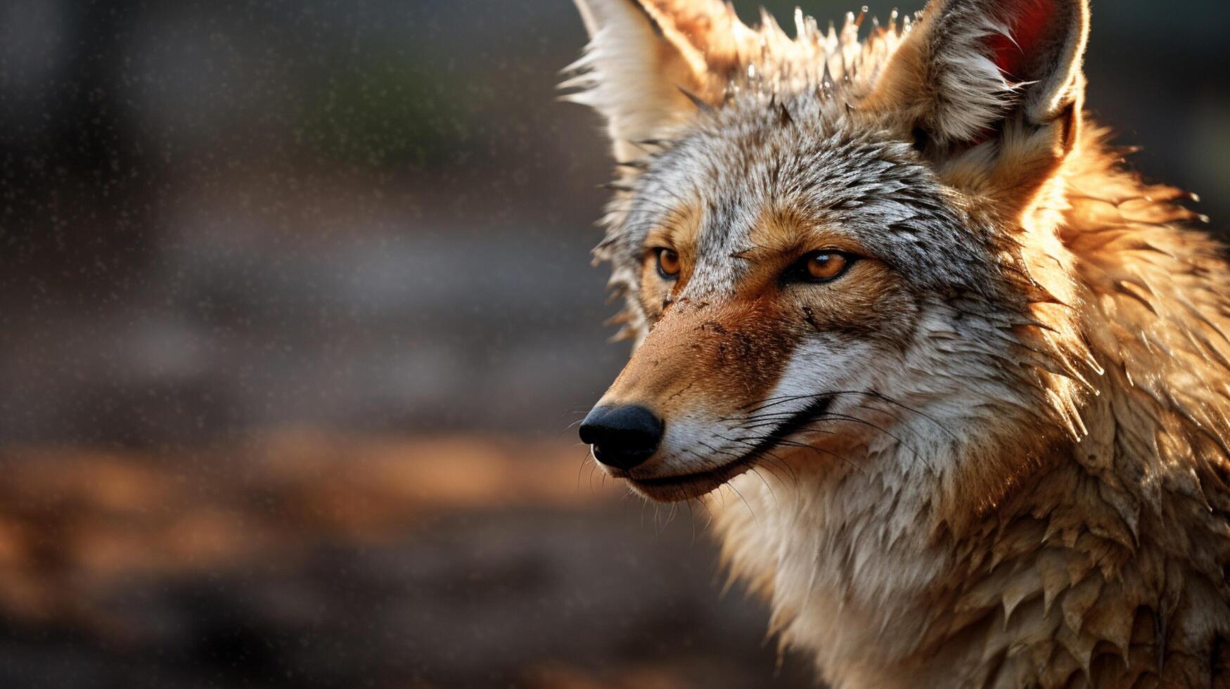 AI generated jackal high quality image photo