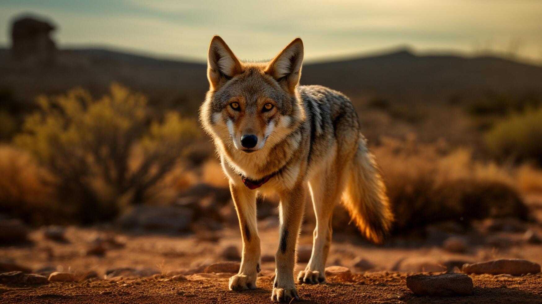 AI generated jackal high quality image photo