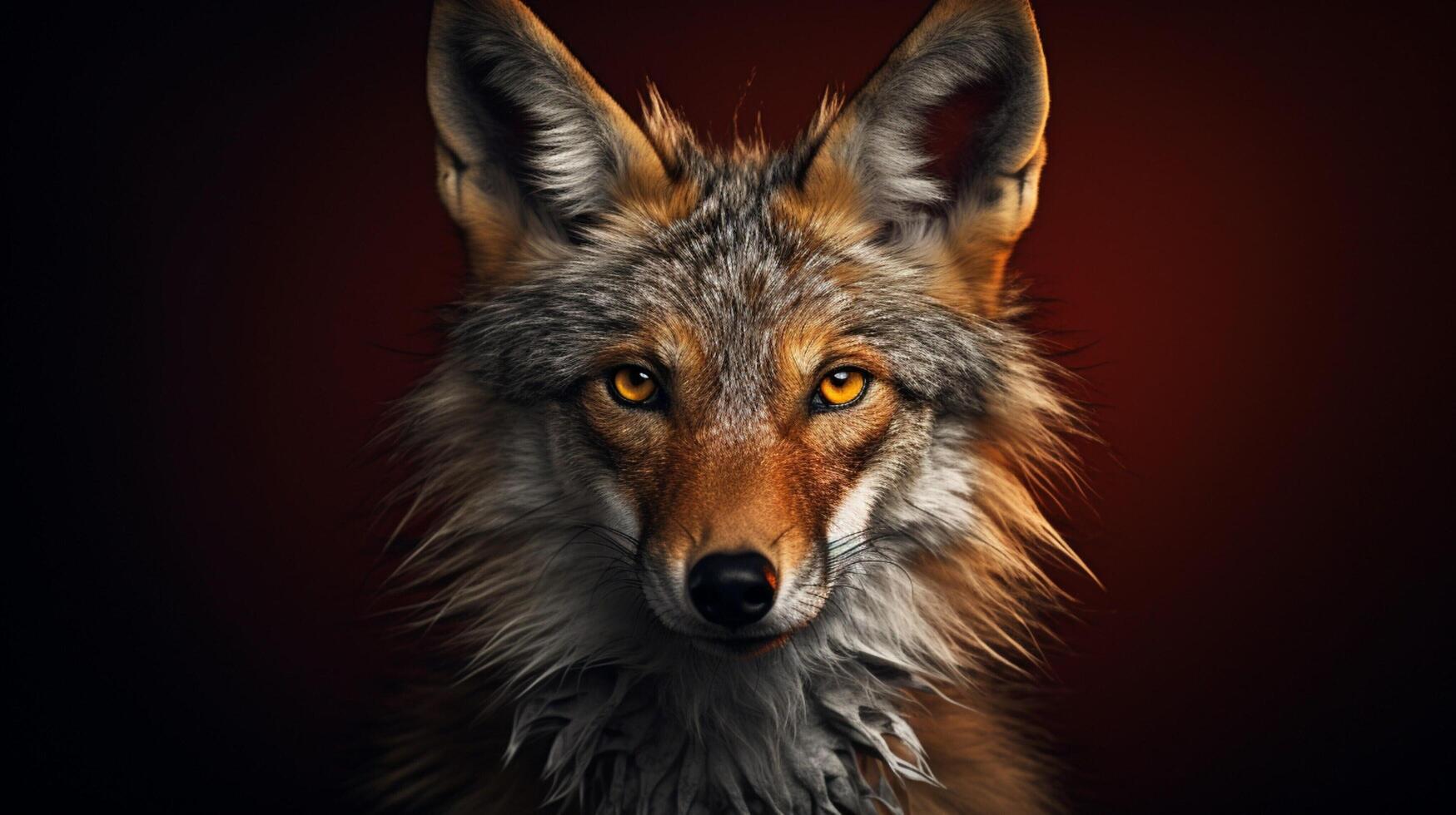 AI generated jackal high quality image photo