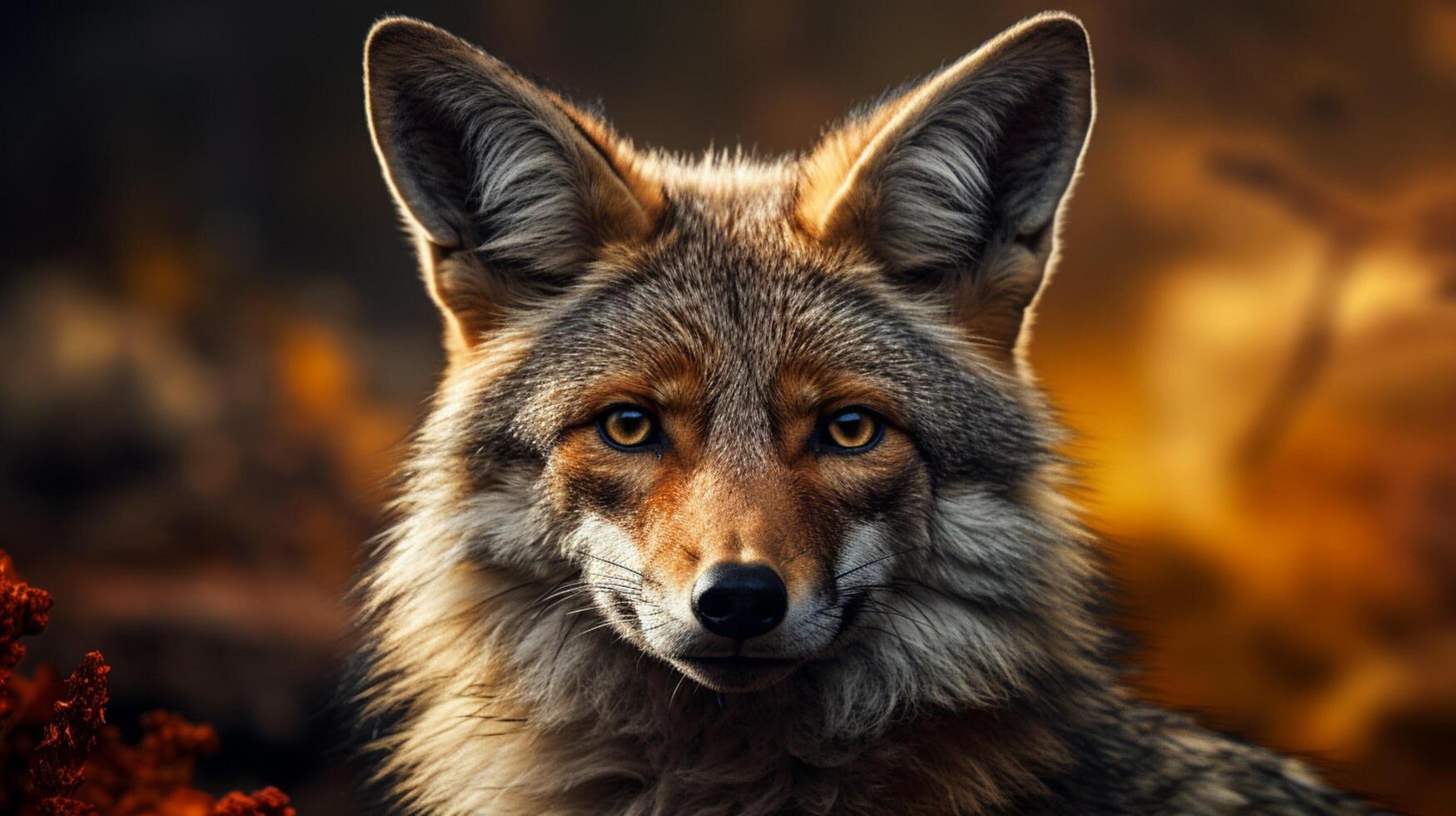 AI generated jackal high quality image photo