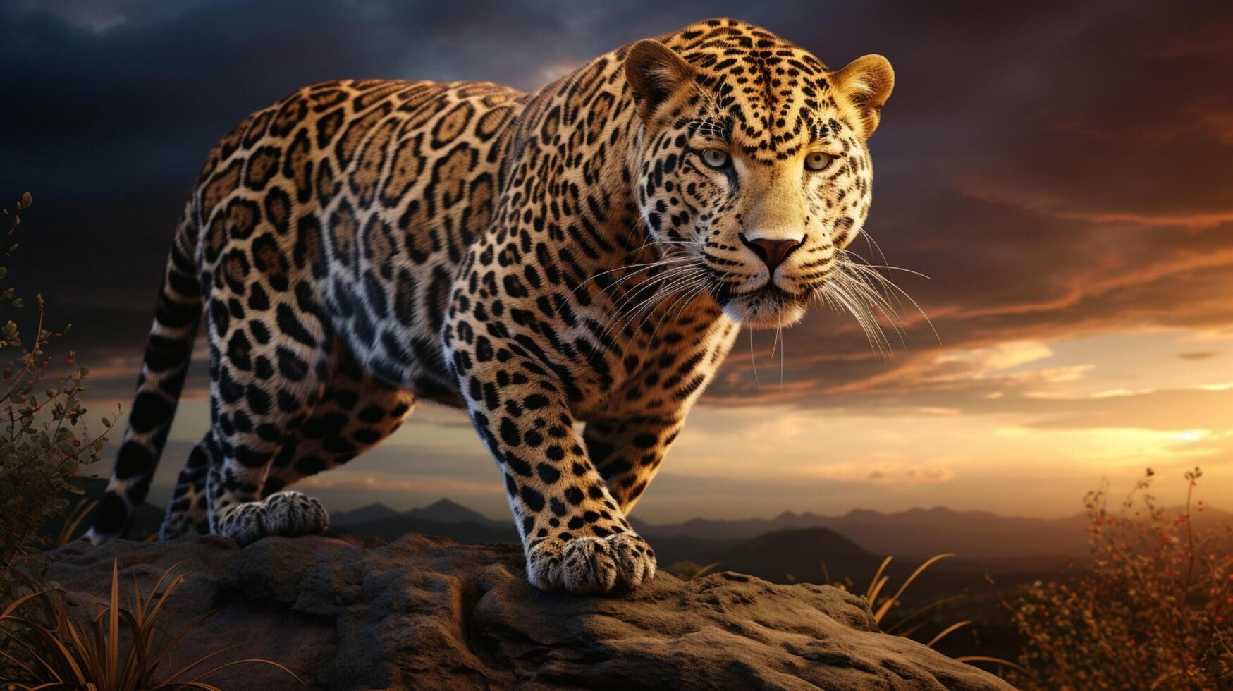 AI generated jaguar high quality image photo