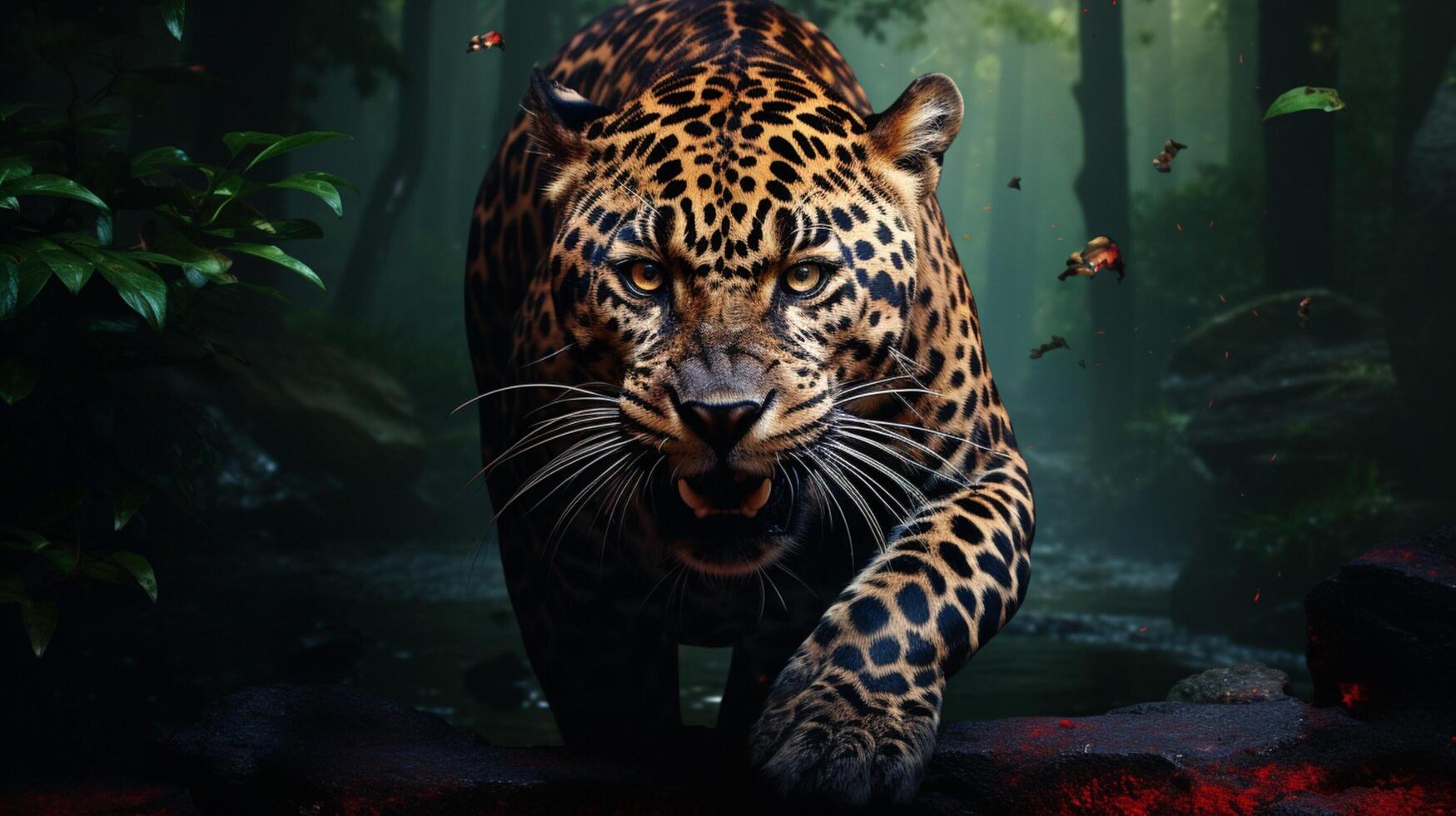 AI generated jaguar high quality image photo