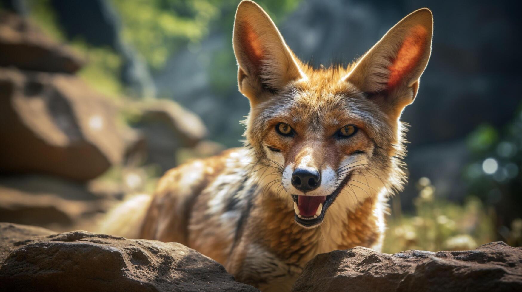 AI generated jackal high quality image photo