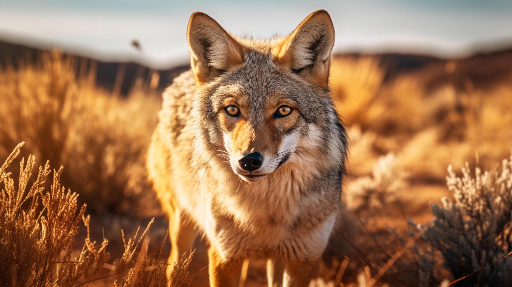 AI generated jackal high quality image photo