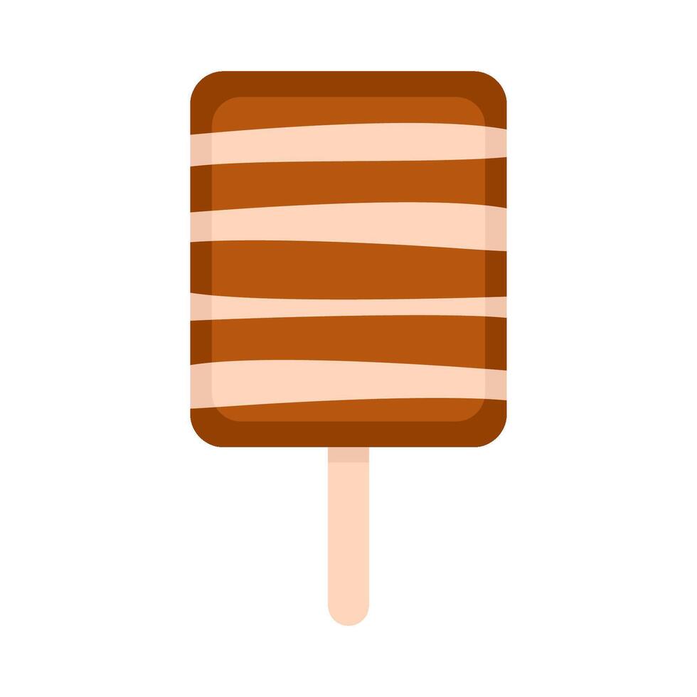 ice cream chocolate illustration vector