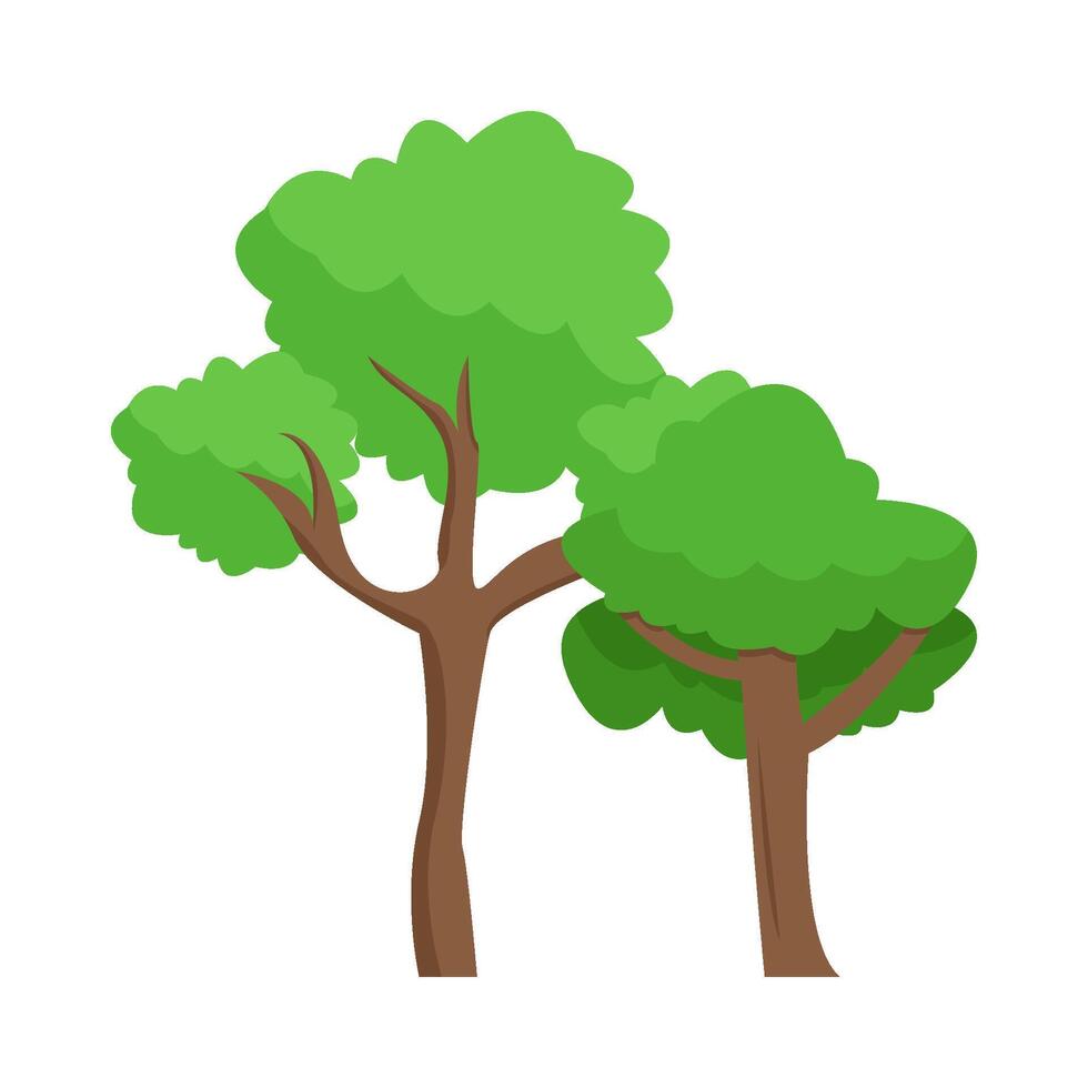 tree green nature illustration vector