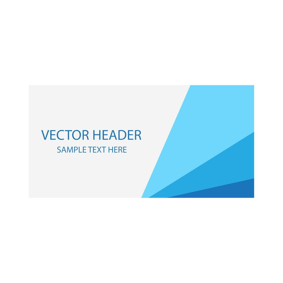 header template illustration vector