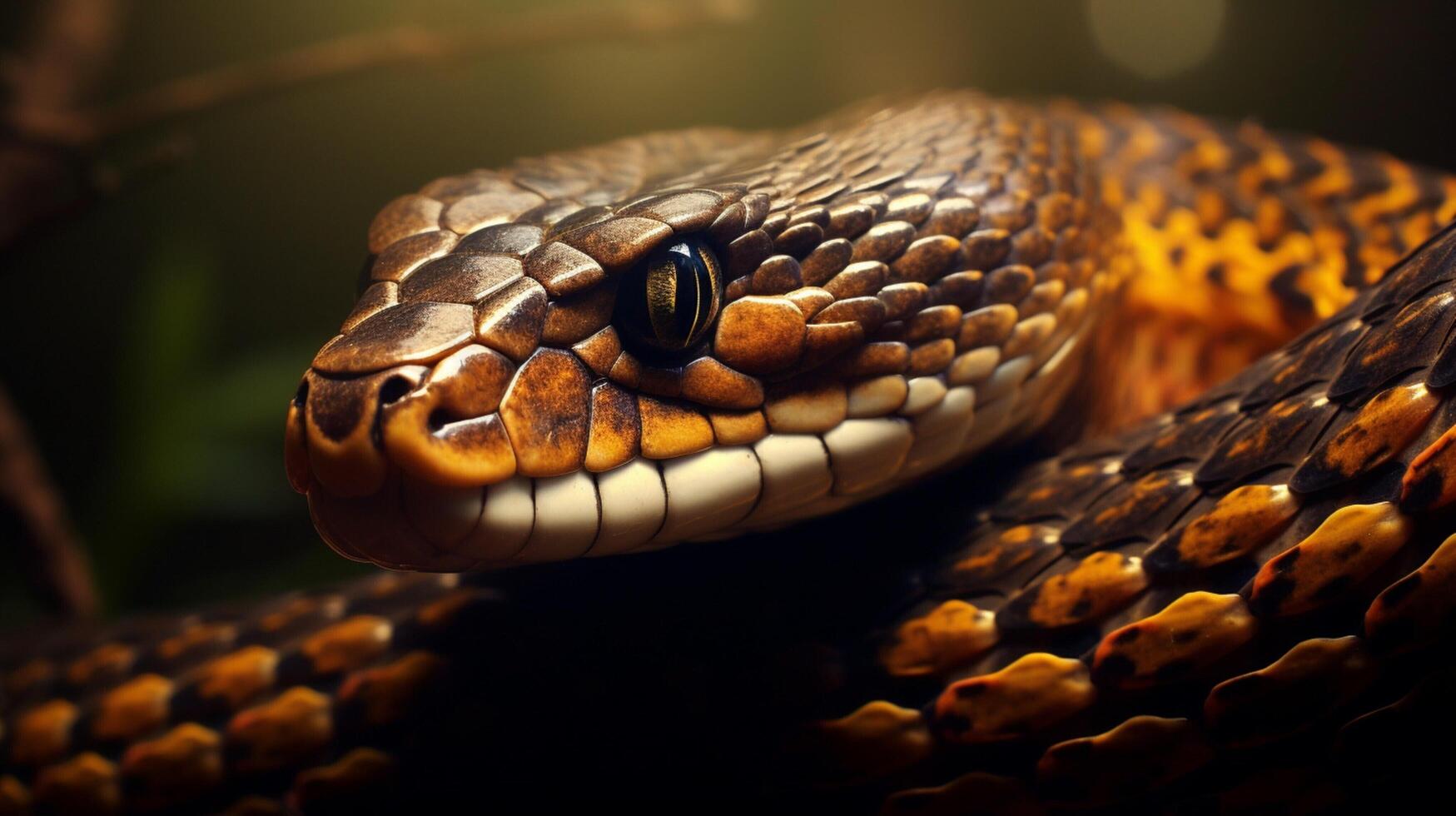 AI generated king cobra high quality image photo