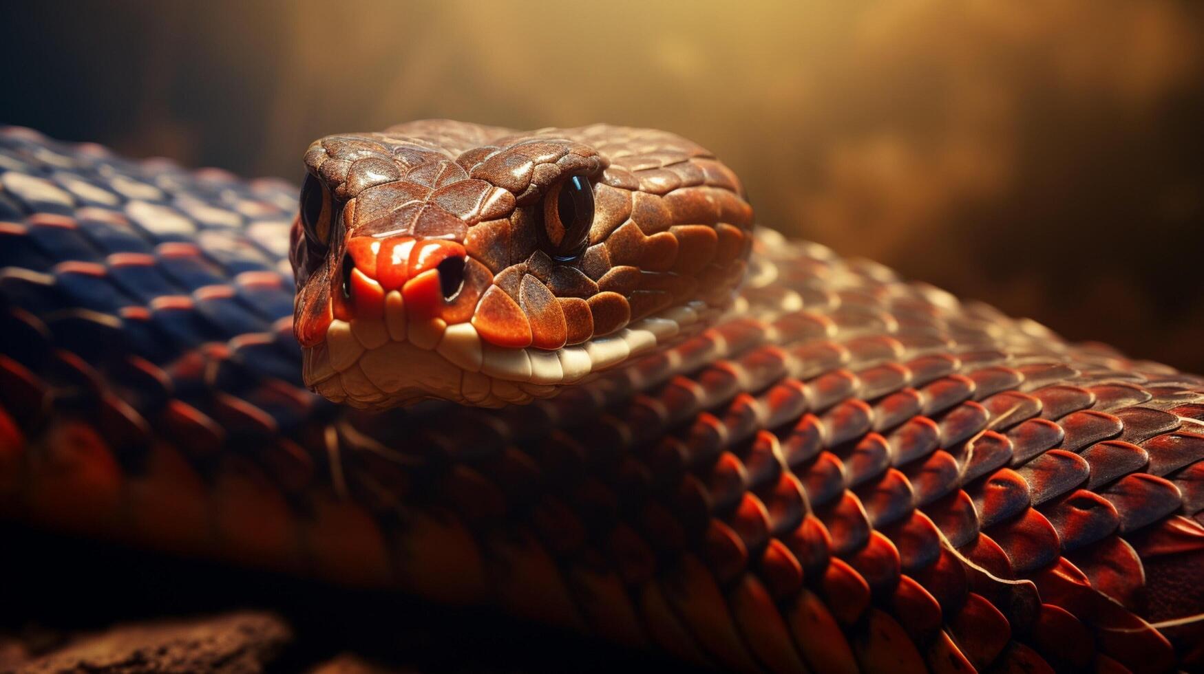 AI generated king cobra high quality image photo