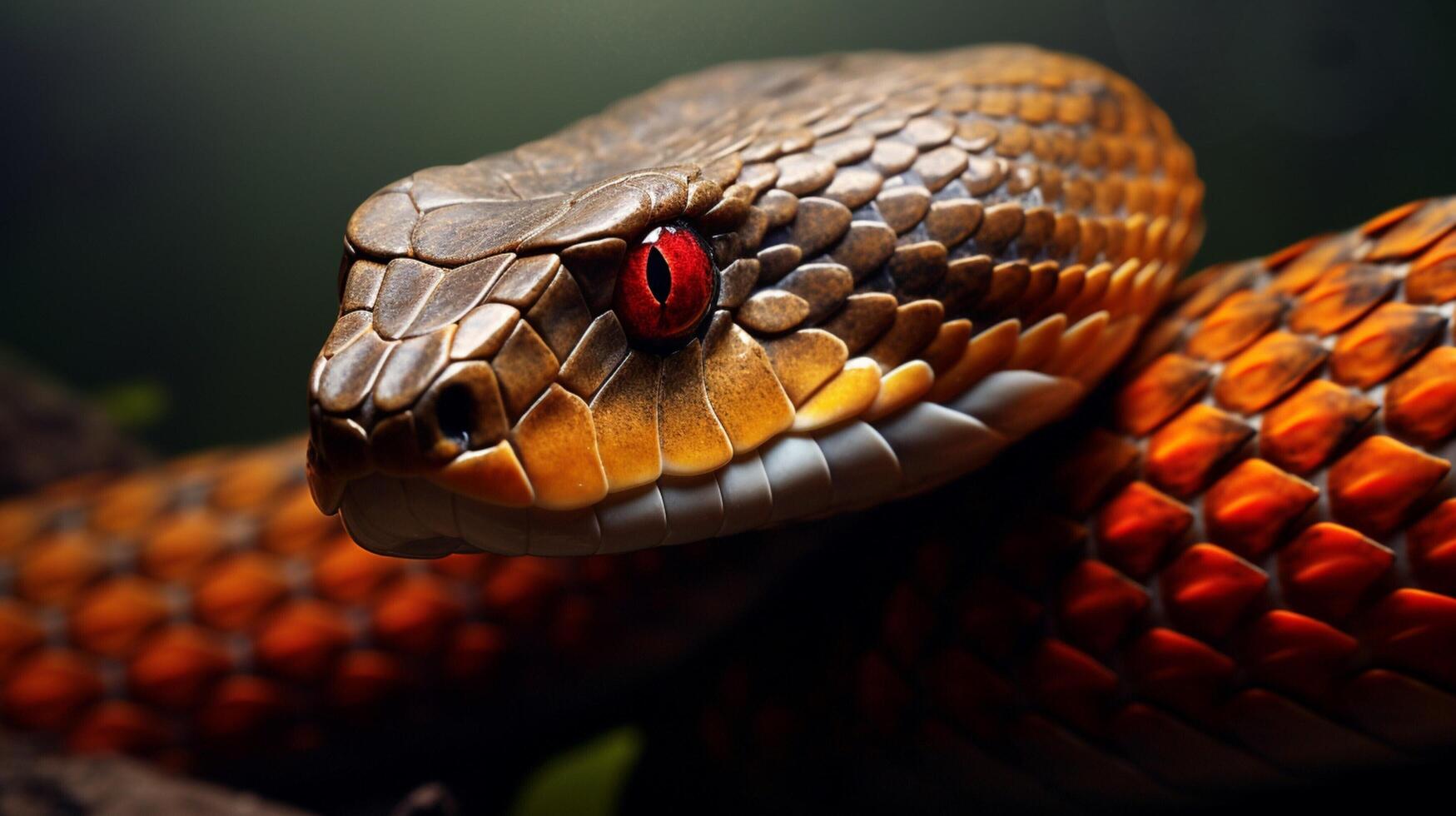 AI generated king cobra high quality image photo