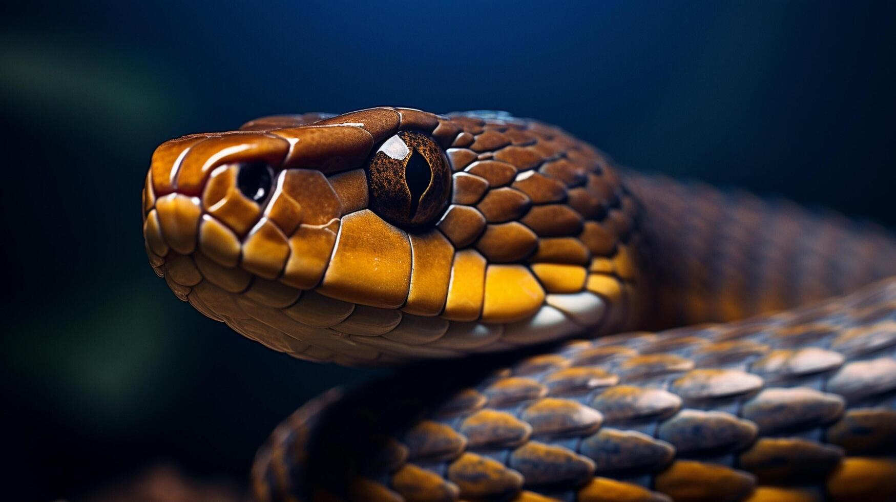 AI generated king cobra high quality image photo