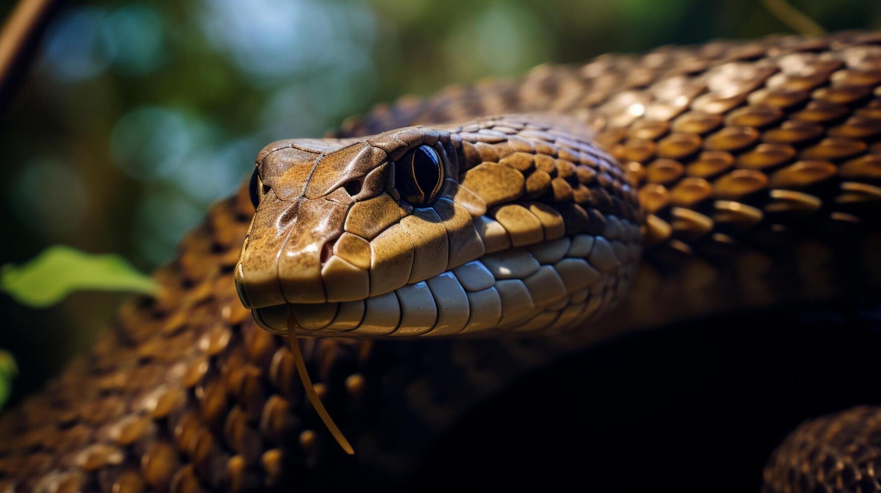 AI generated king cobra high quality image photo