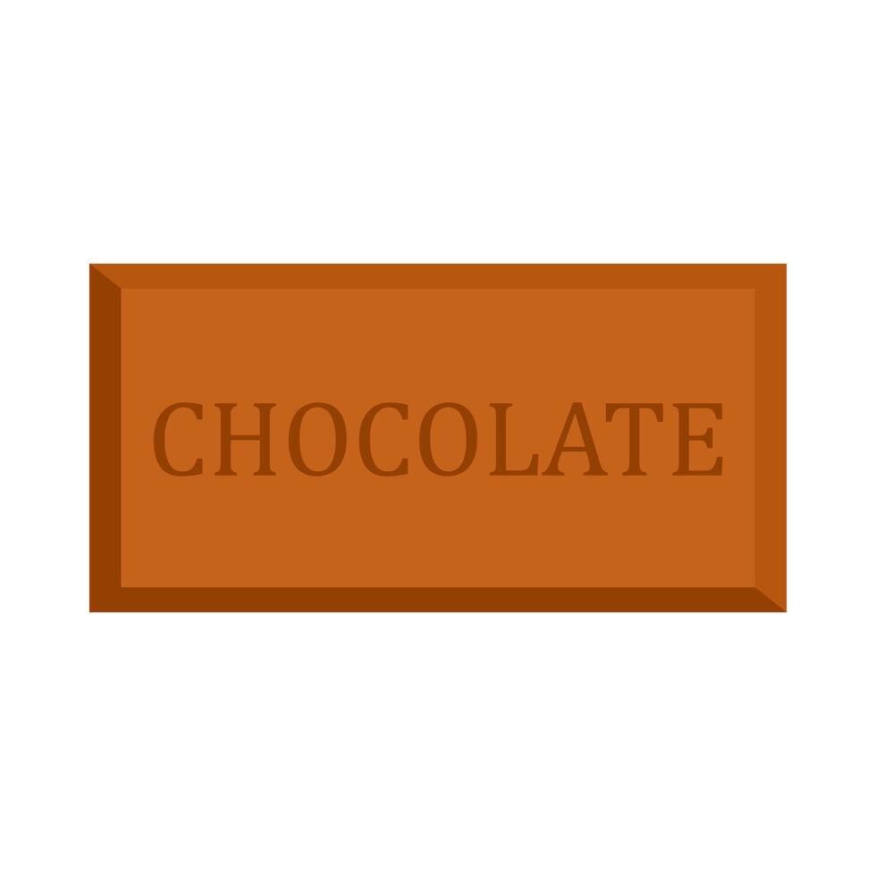 chocolate bar illustration vector
