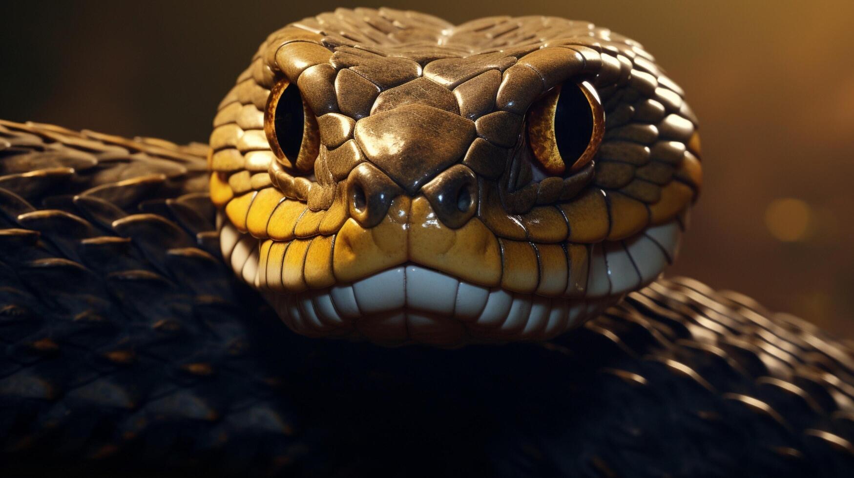 AI generated king cobra high quality image photo