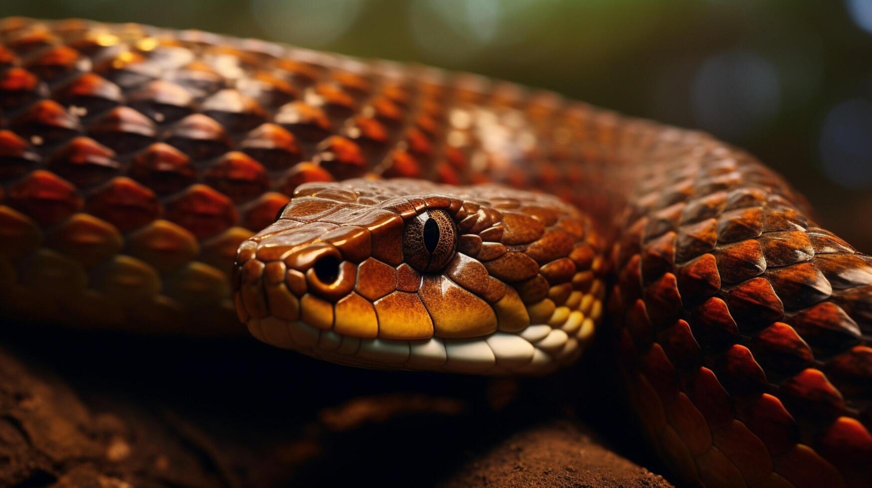 AI generated king cobra high quality image photo