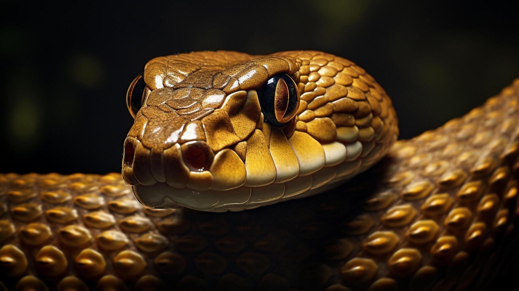 AI generated king cobra high quality image photo