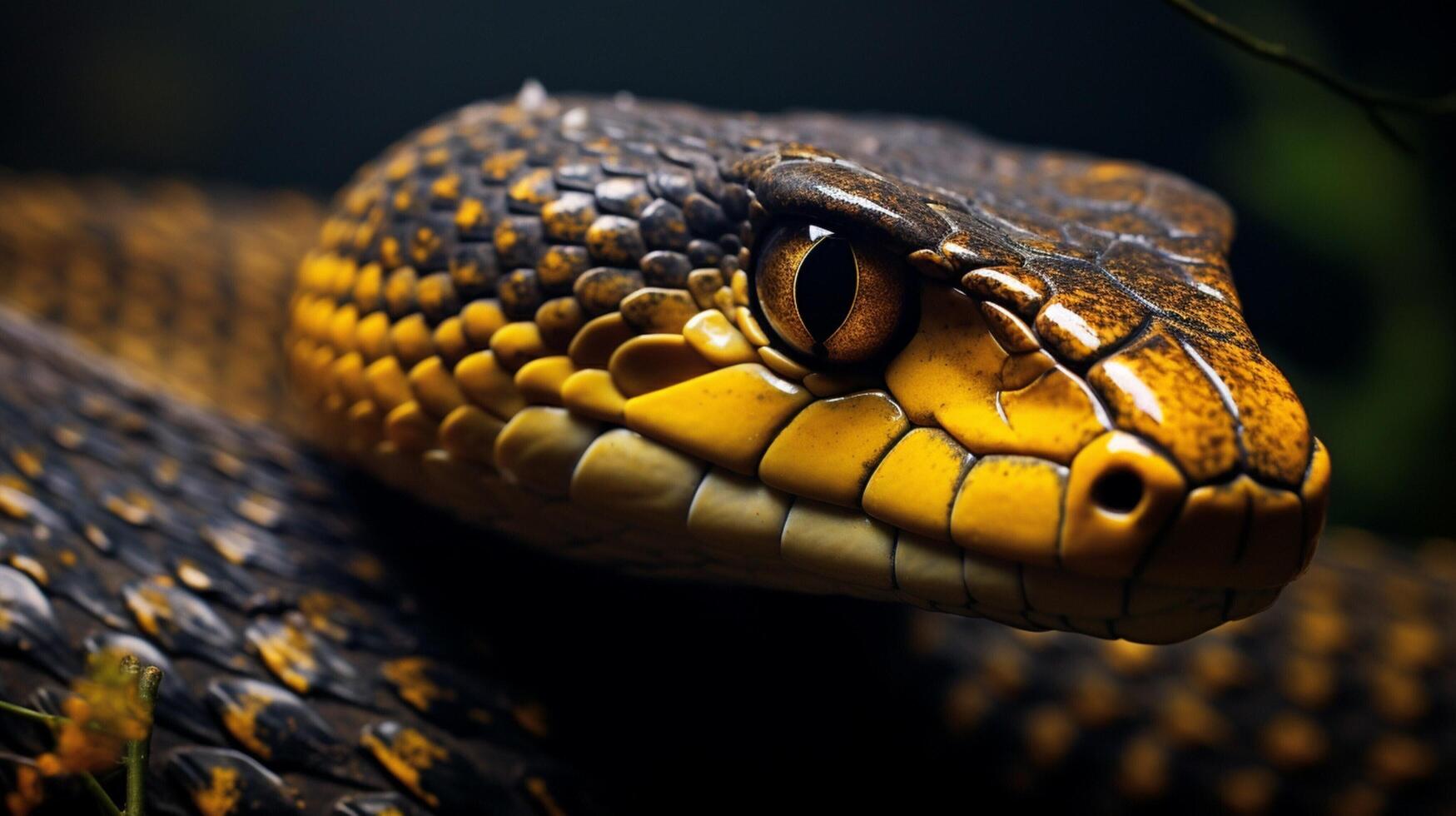 AI generated king cobra high quality image photo