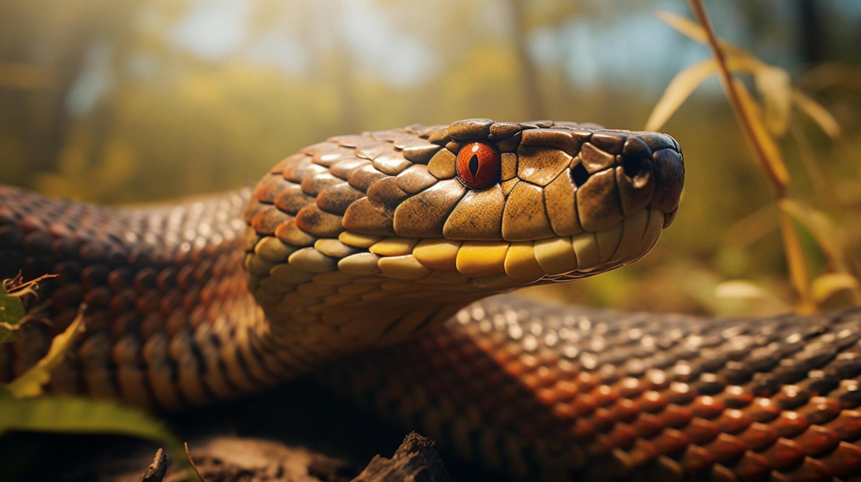 AI generated king cobra high quality image photo