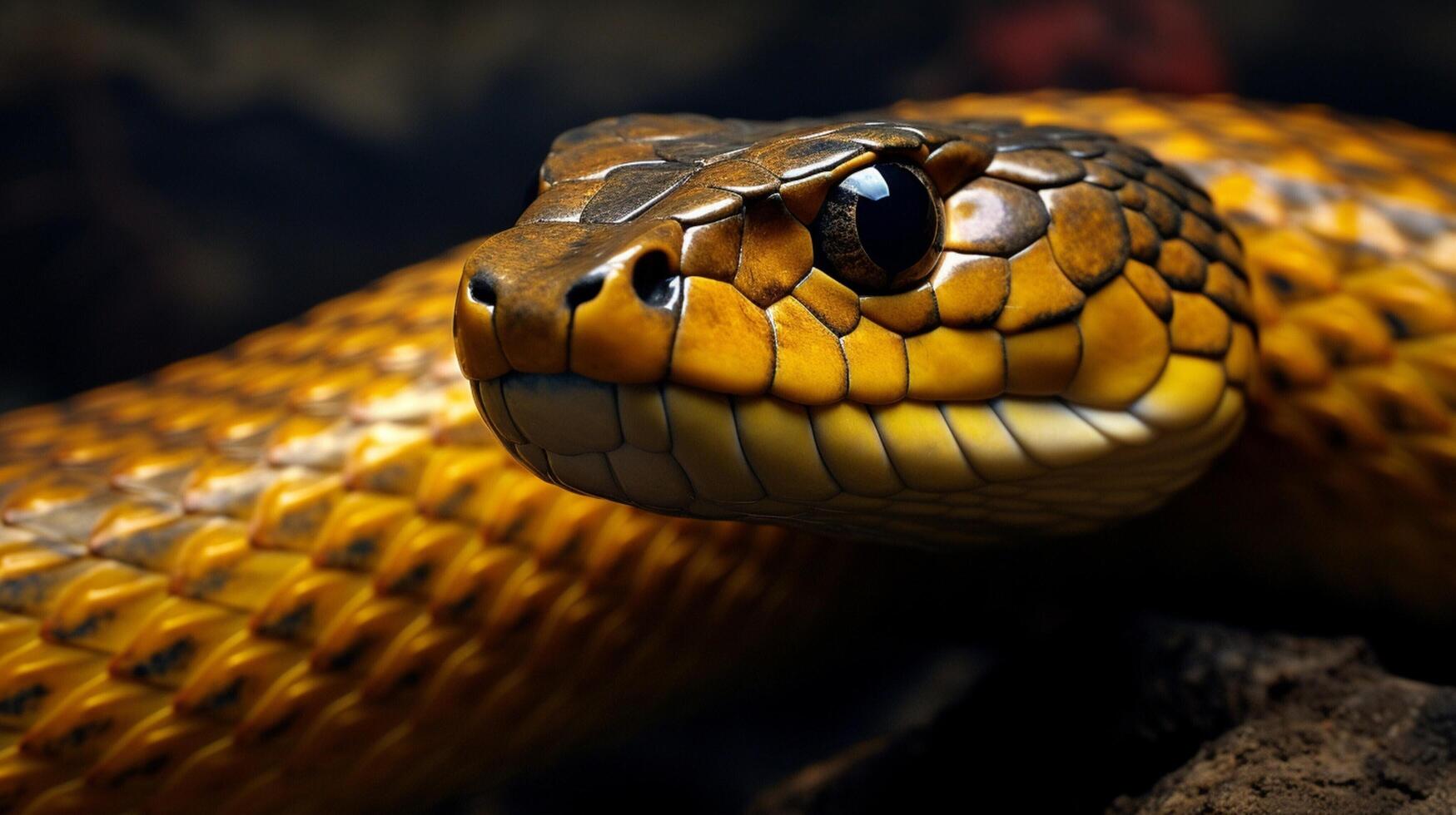 AI generated king cobra high quality image photo