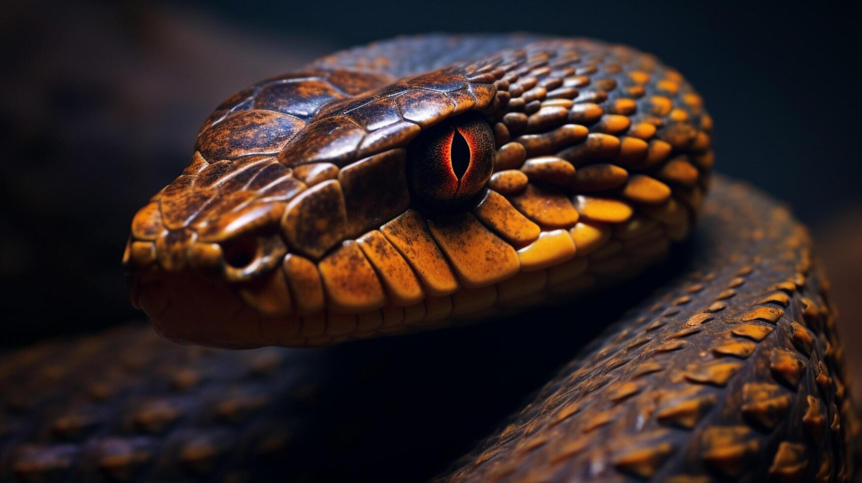AI generated king cobra high quality image photo