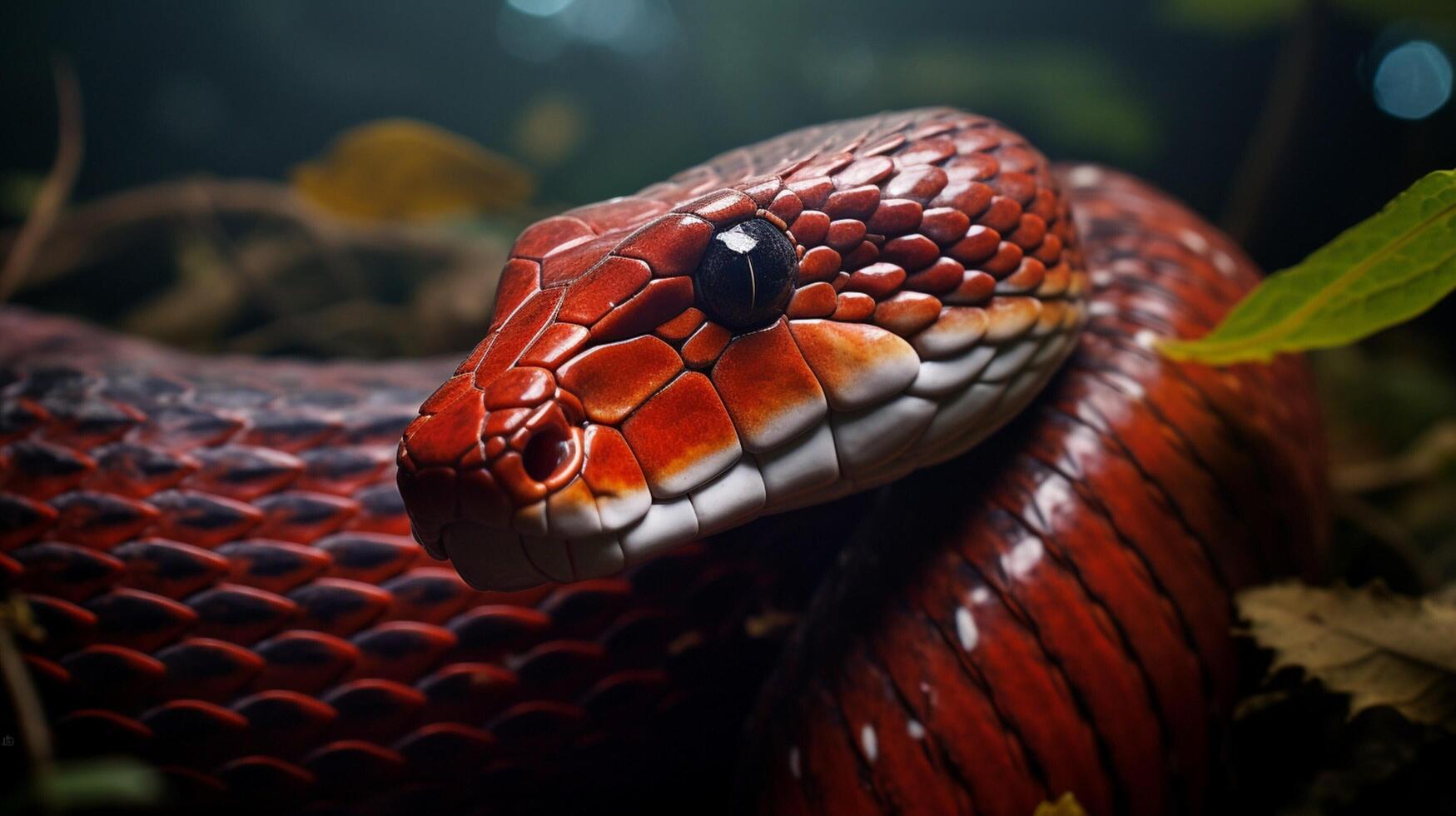 AI generated king cobra high quality image photo