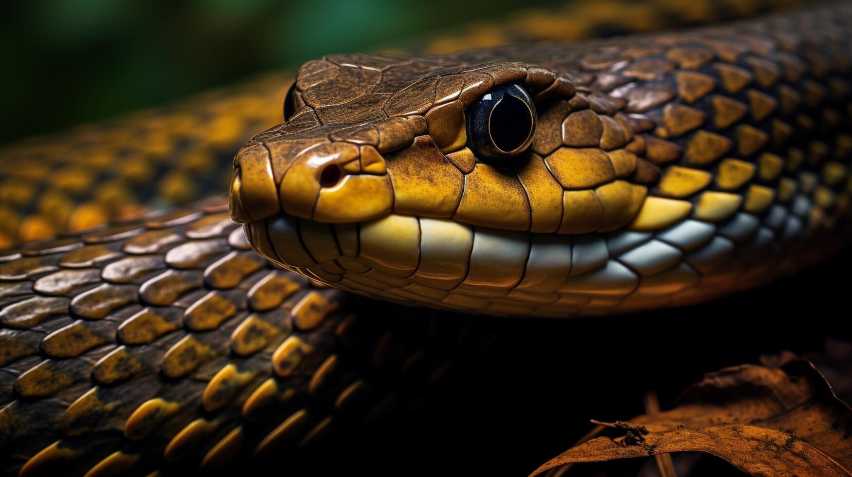 AI generated king cobra high quality image photo