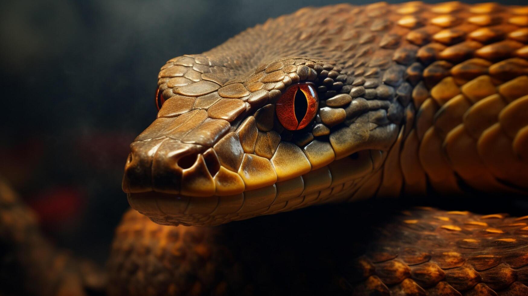 AI generated king cobra high quality image photo